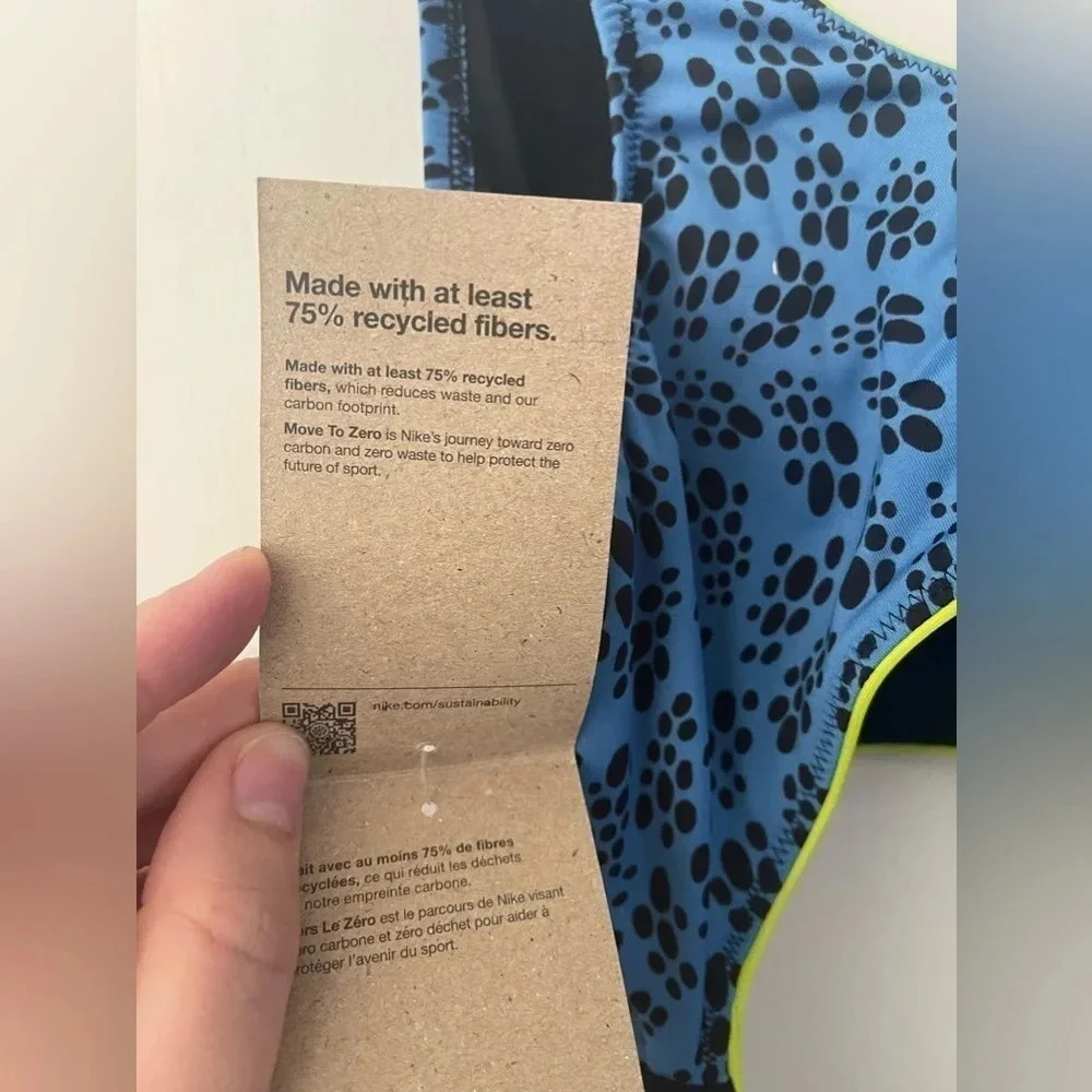 Nike Party Dots Cutout Swimsuit - Picture 6 of 8